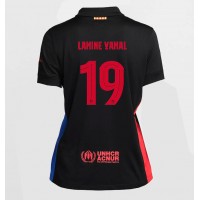 Camiseta Barcelona Lamine Yamal #19 Segunda Equipación Replica 2024-25 para mujer mangas cortas